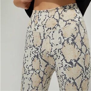 Allfenix Anthropologie Snakeskin Leggings